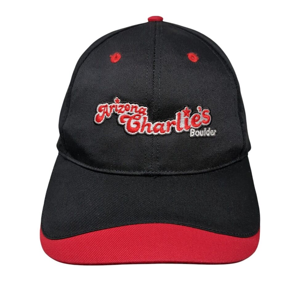 Arizona Charlie's Boulder Strapback Hat Black OSFA Embroidered Unique
